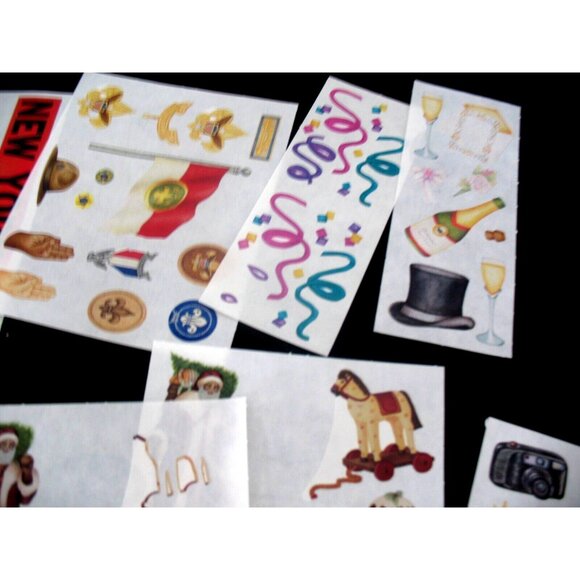 Creative Memories Lot Stickers, Great Lengths Chalet, Snap Pack, Lines, Pastels - Picture 11 of 16